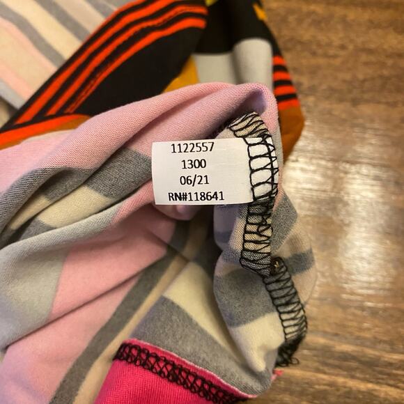 Lane Bryant Womens Long Sleeves Multicolored Stripes Shirt High Neck 14/16 - Picture 5 of 10